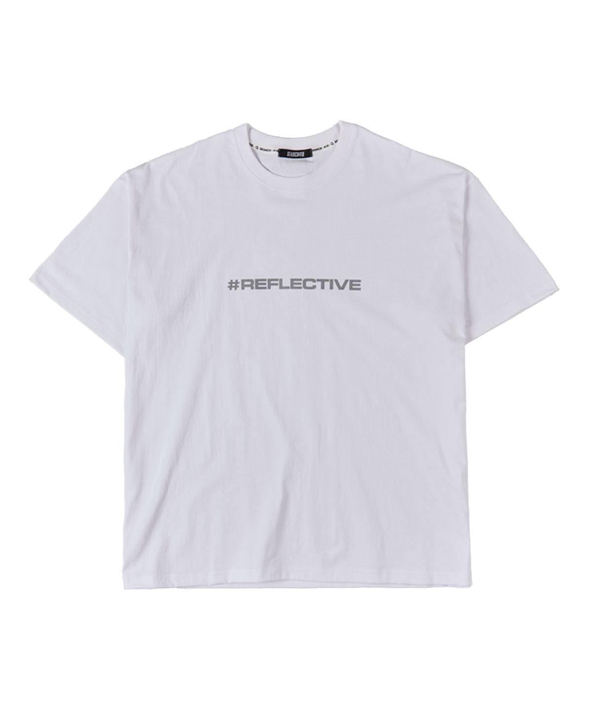 써치410(SEARCH410) [UNISEX] REFLECTIVE BOX T_WHITE