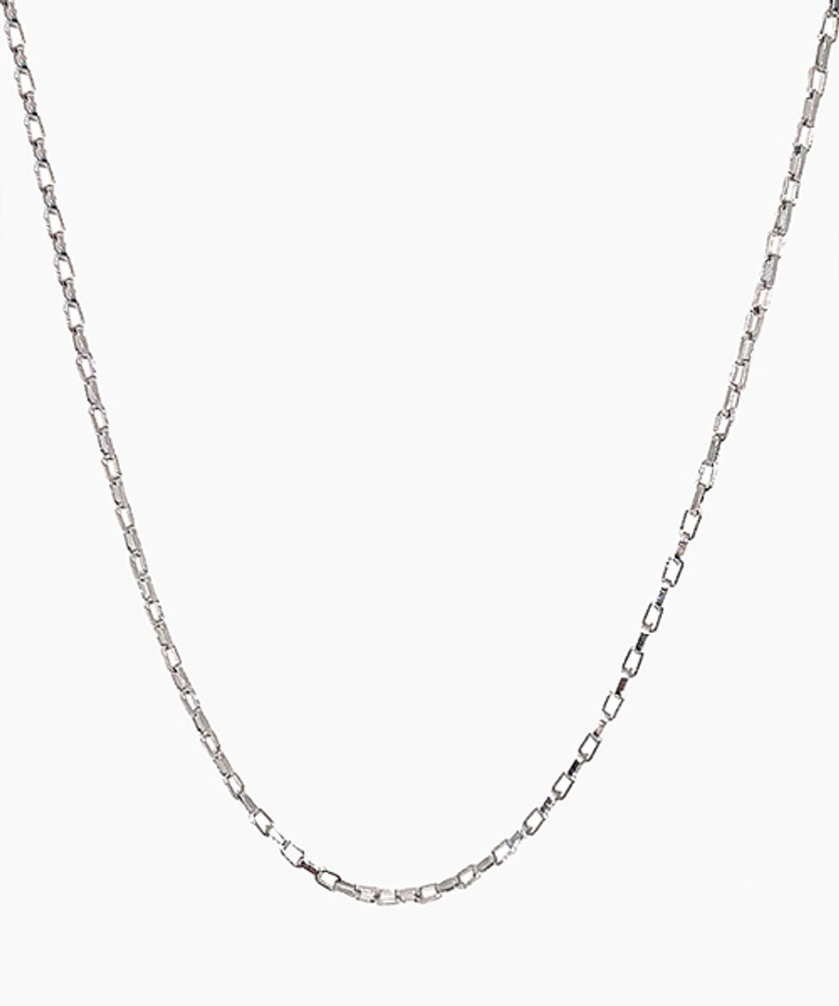 셉텐벌5(SEPTEMBER5) Mini box chain necklace