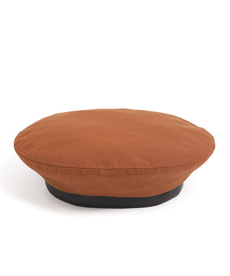 BS OXFORD FLAT BERET (orange)