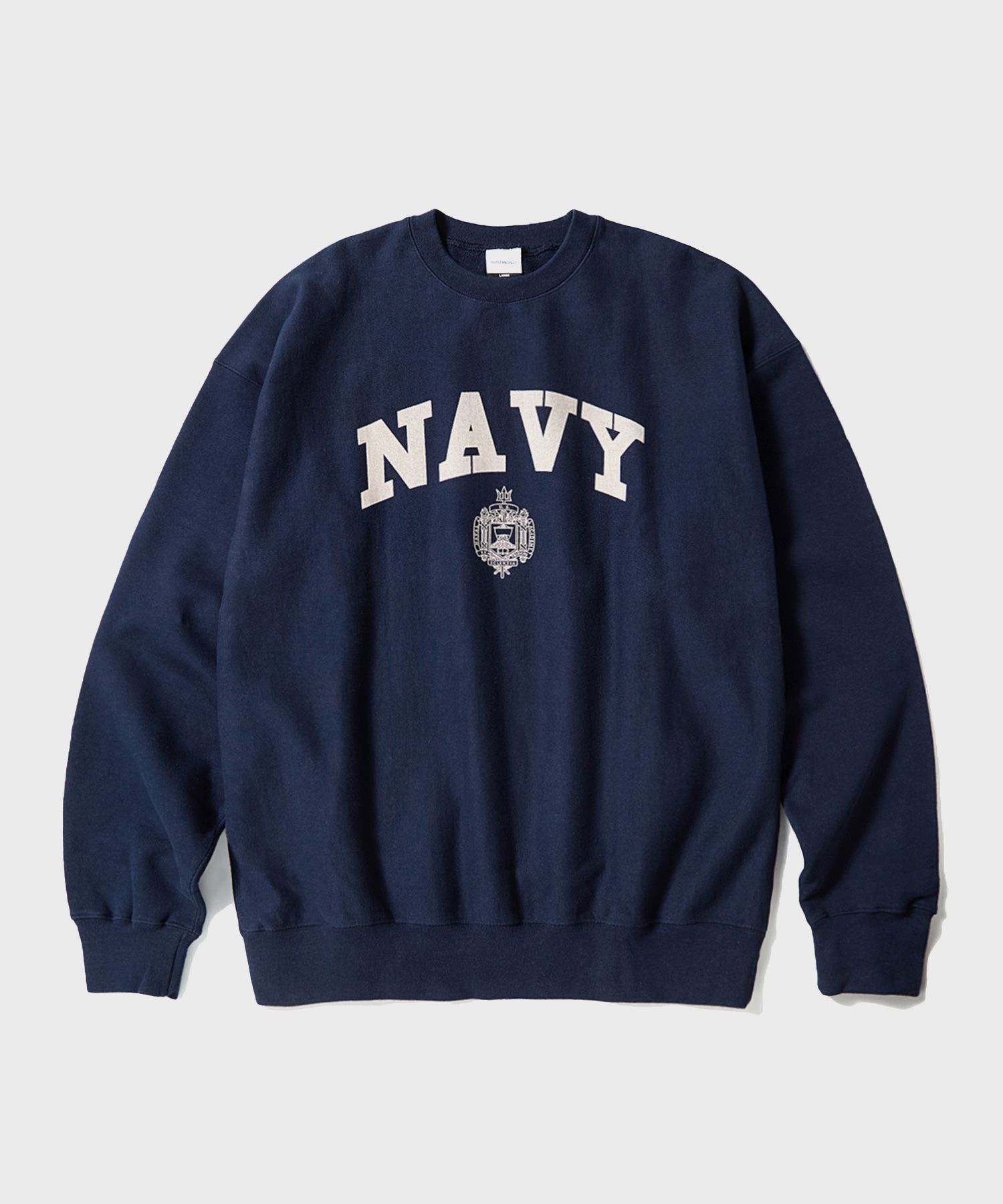 MUSINSA公式 | OUTSTANDING V.S.C SWEAT(NAVY)_NAVY