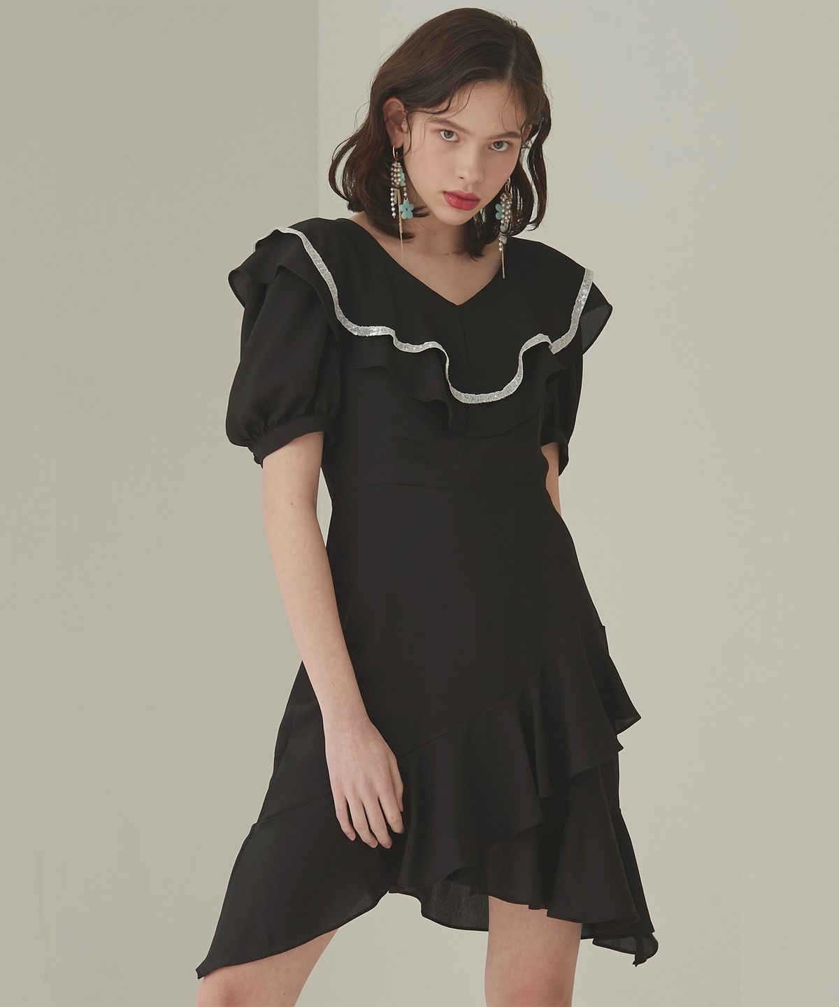 쥴리앤칼라(JULIY&CALLA) 쥴리원피스 14 20SS 루비원피스  블랙