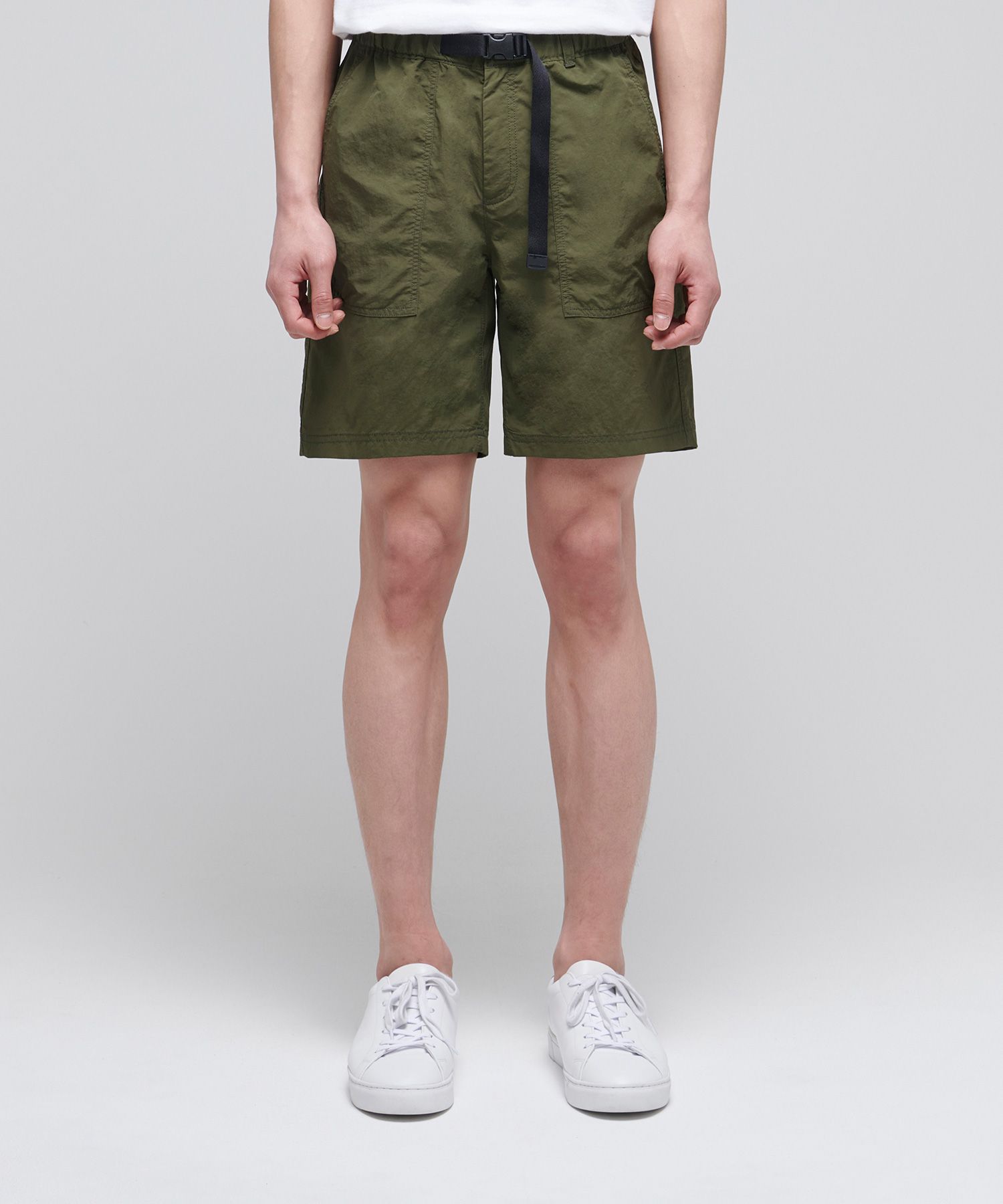MUSINSA | MUSINSA STANDARD Utility Shorts [Olive Green]