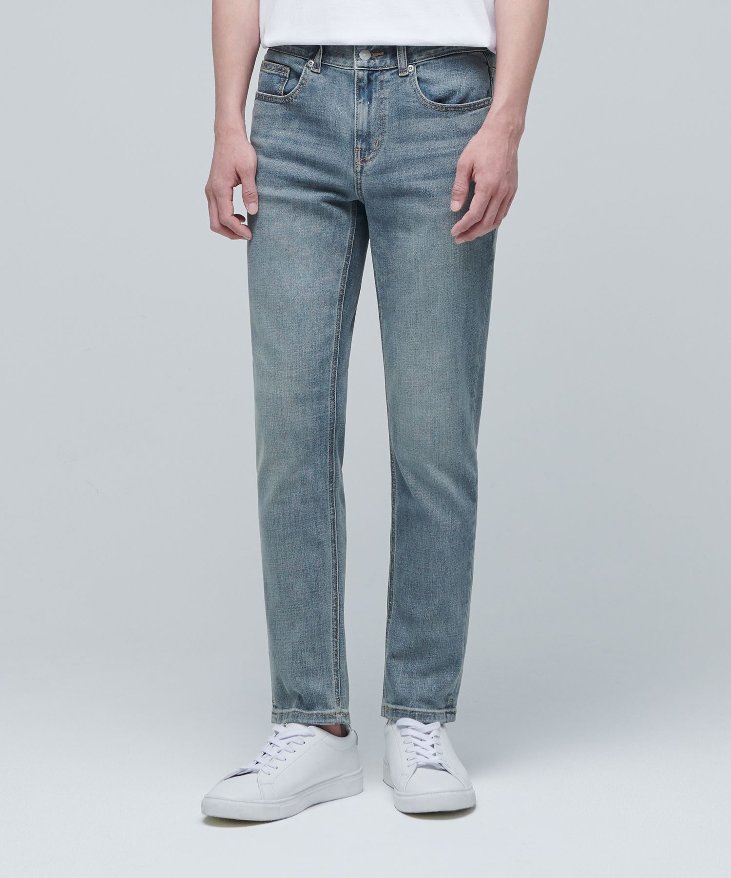 ★MUSINSA STANDARD★ KIPAS Slim Crop Denim Pants Light Indig MUSINSA公式 | MUSINSA STANDARD KIPAS SLIM CROPPED DENIM