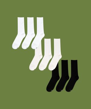 [6PACK] 1507 모노 트라우져 뱀부 삭스 _ 스노우 화이트/아이보리/블랙