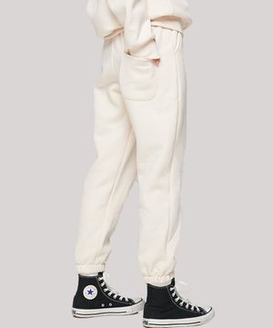 로고 트레이닝 팬츠 (크림)
