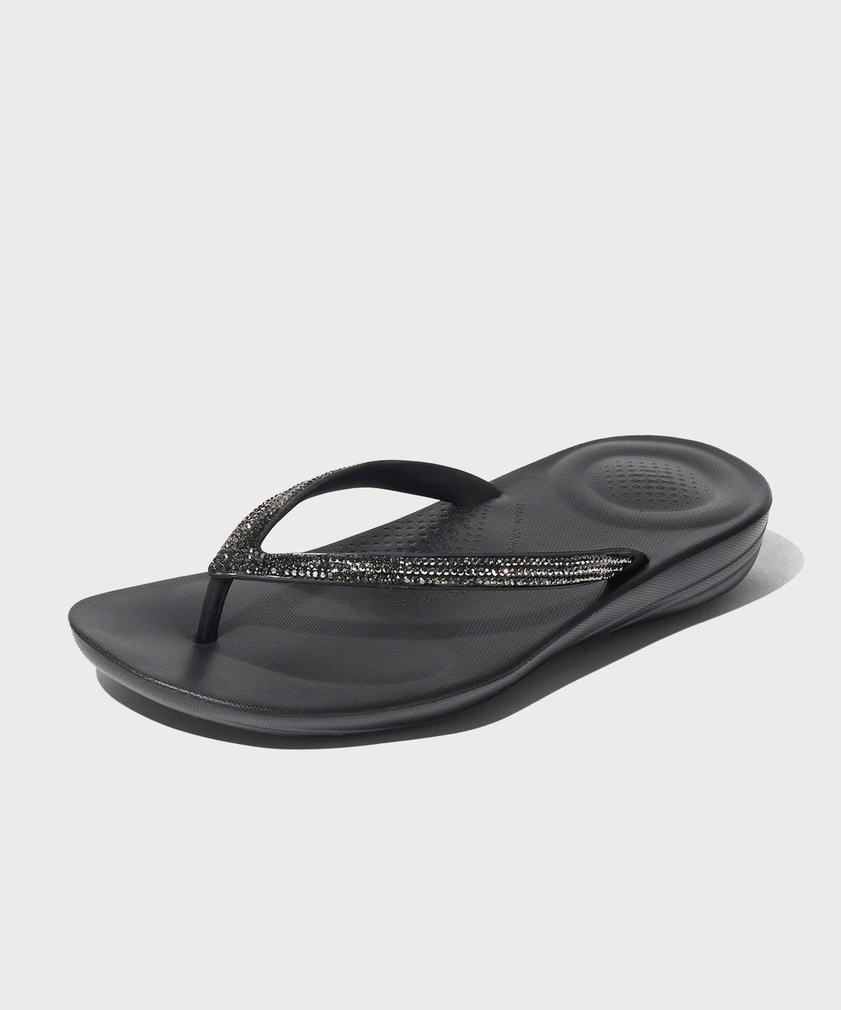 핏플랍(FITFLOP) 아이쿠션 스파클 쪼리 Black