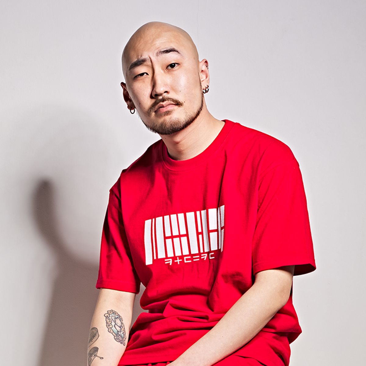 메이드한멋(MADEHANMUT) 키득 반팔T-shirts(레드)