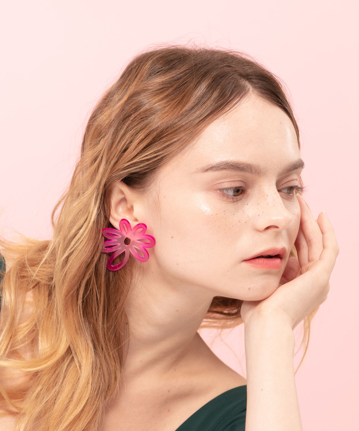 마이부(MY BOO) Small Sunflower - Gradation Pink