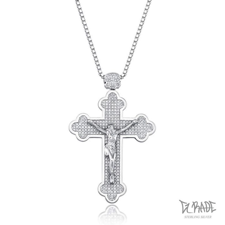 Gem Jesus On The Cross Necklace