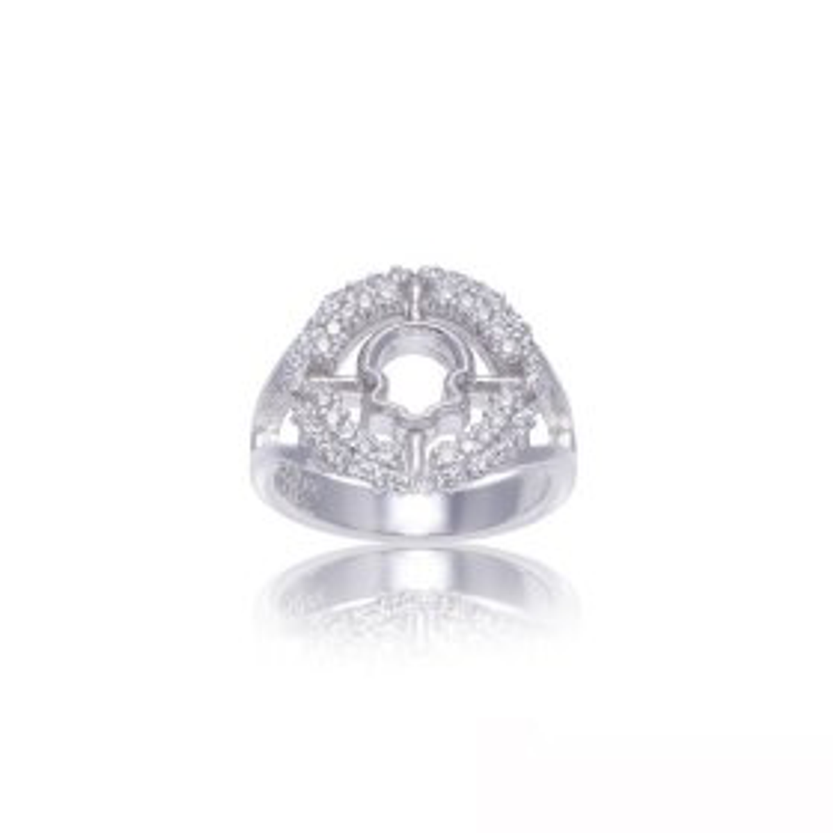지레이드(G_RADE) 2lines Shiny Circle Ring