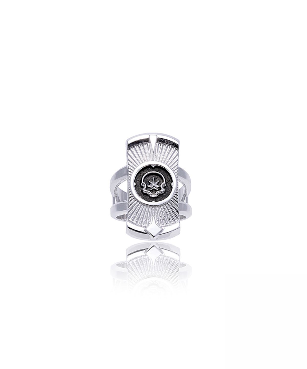 지레이드(G_RADE) Rectangular Pattern Ring