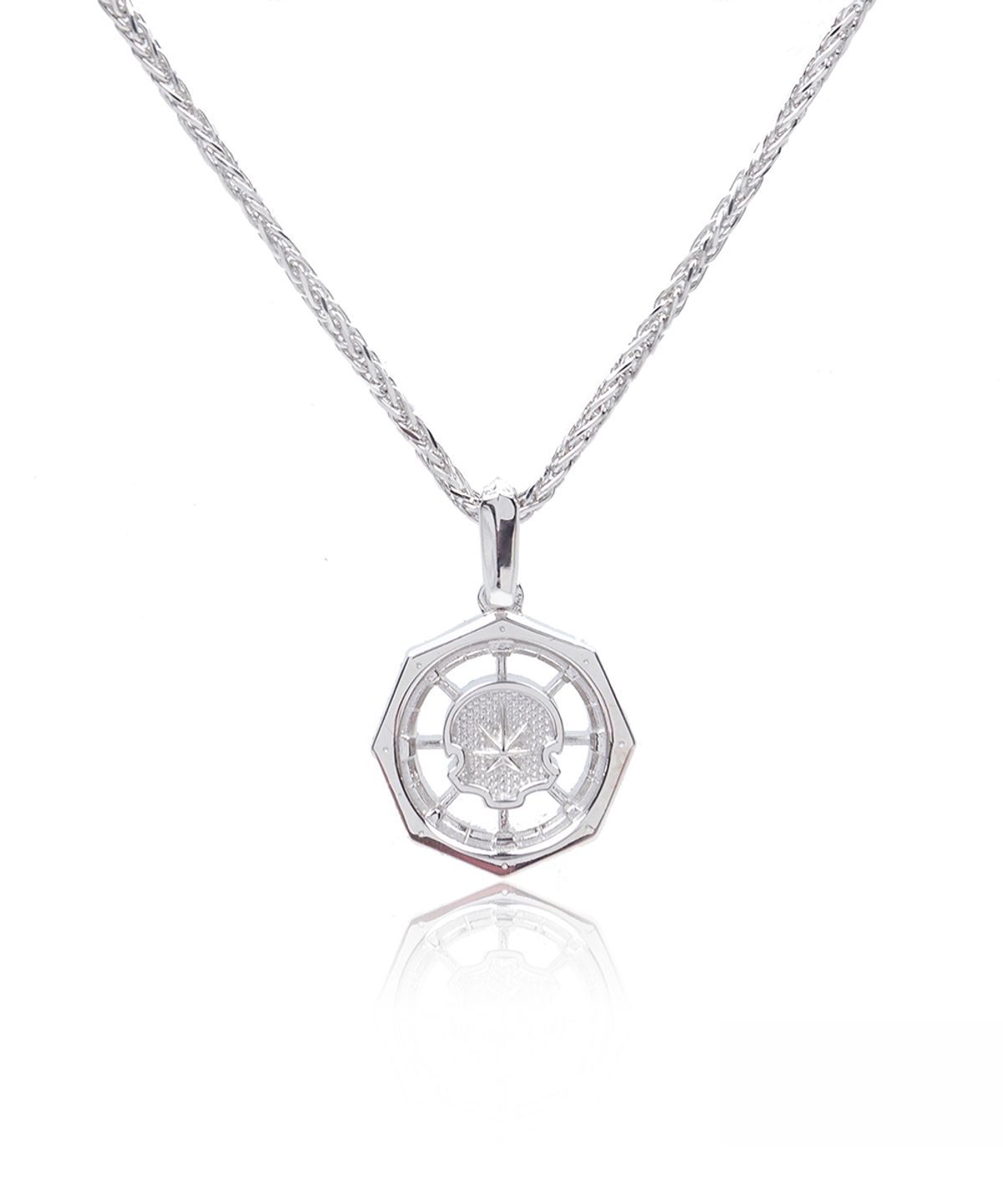 지레이드(G_RADE) Octagon Compass Necklace