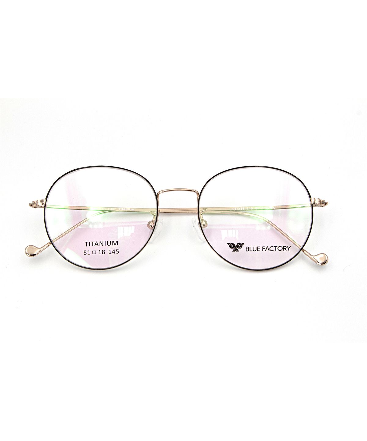 블루팩토리(BLUE FACTORY) T10 BLACK&GOLD GLASSES 블루라이트 차단안경
