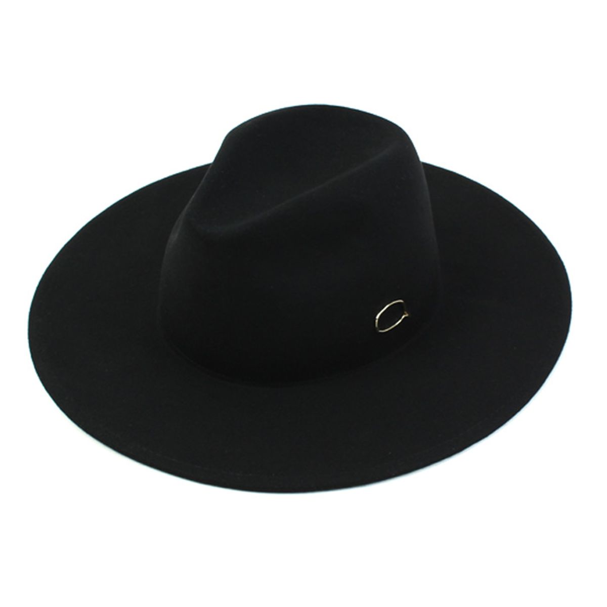 유니버셜 케미스트리(UNIVERSAL CHEMISTRY) Gold Bubble Wool Black Fedora 울페도라