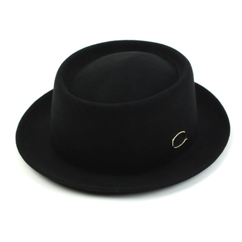 Gold Bubble Very Short Wool Fedora 숏페도라