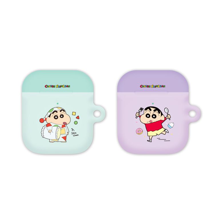 짱구와 흰둥이 하드 에어팟케이스