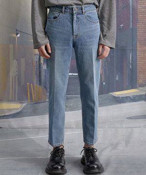 #FC07 Favor cerulean blue [regular crop jeans]