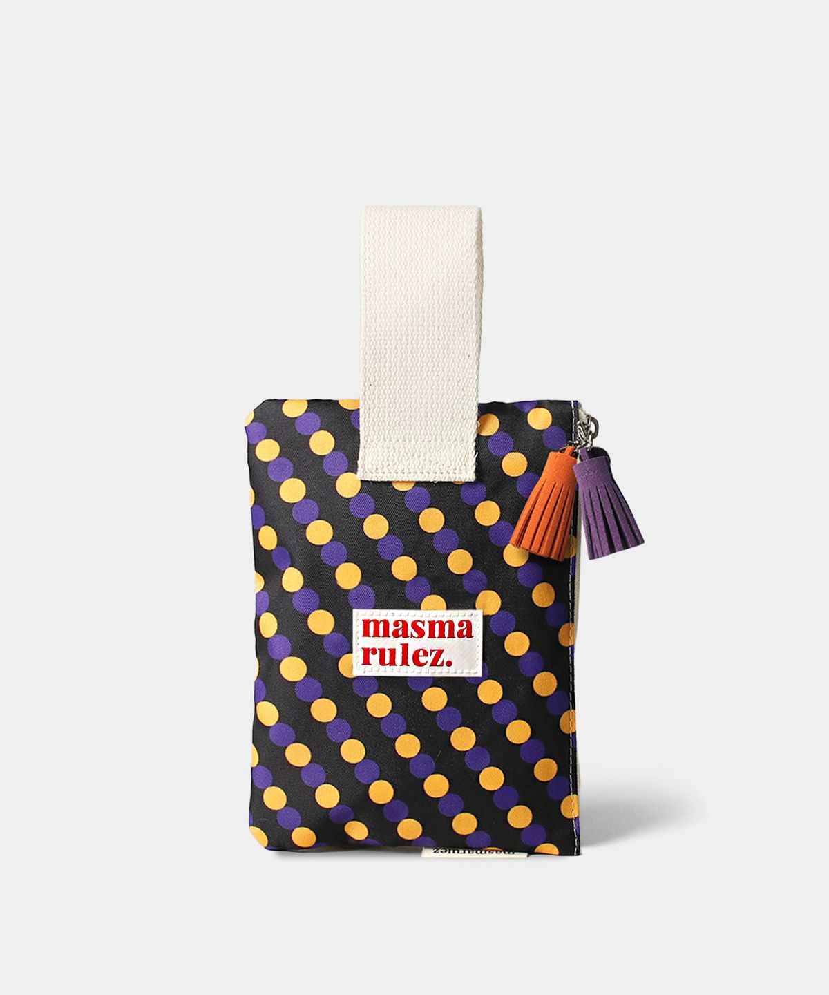 마스마룰즈(MASMARULEZ) Strap pouch _ 오렌지퍼플믹스