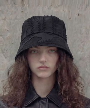 레이스 버킷햇 PLAIN BUCKET / J LACE / M BLACK