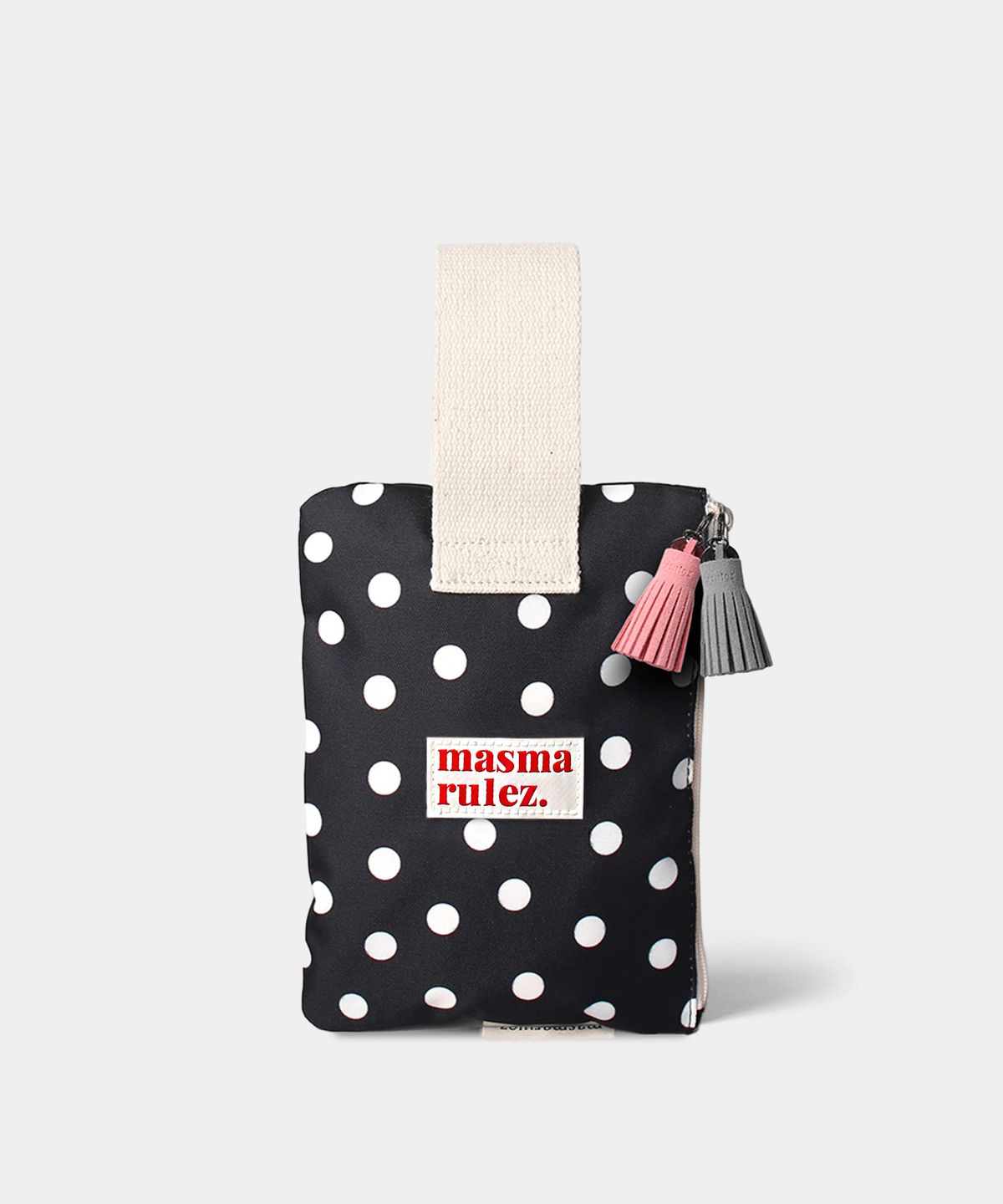 마스마룰즈(MASMARULEZ) Strap pouch _ White dot