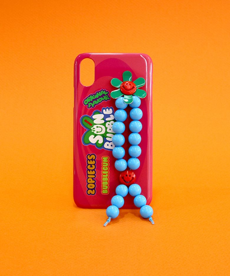 SUN CASE BUBBLE STRING HOT PINK