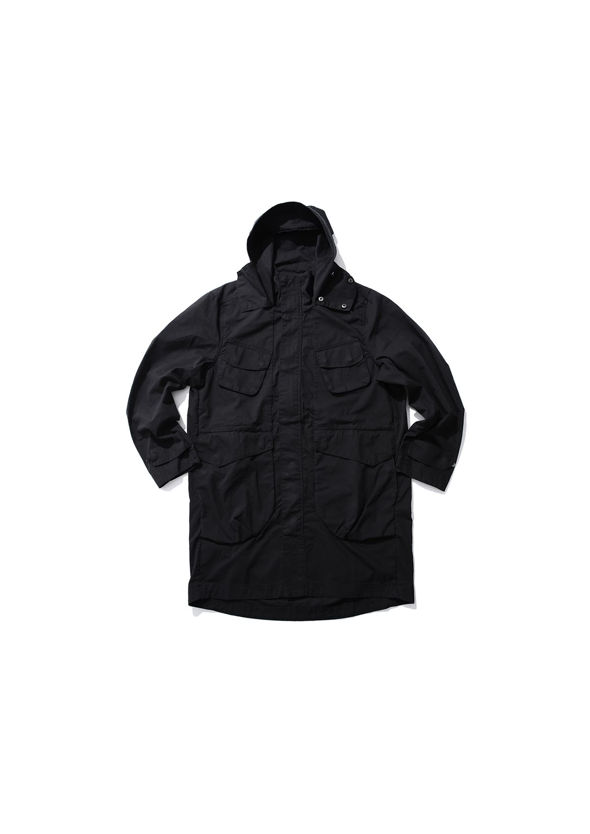 아이사피(I4P) washing long coat black