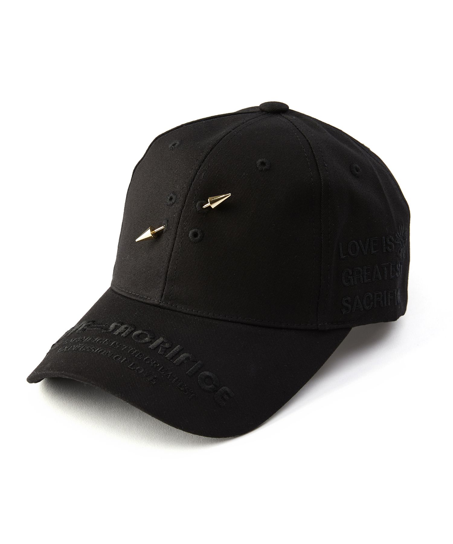 MUSINSA公式 | HOLYNUMBER7 Love=Sacrifice Ball Cap Black_Gold