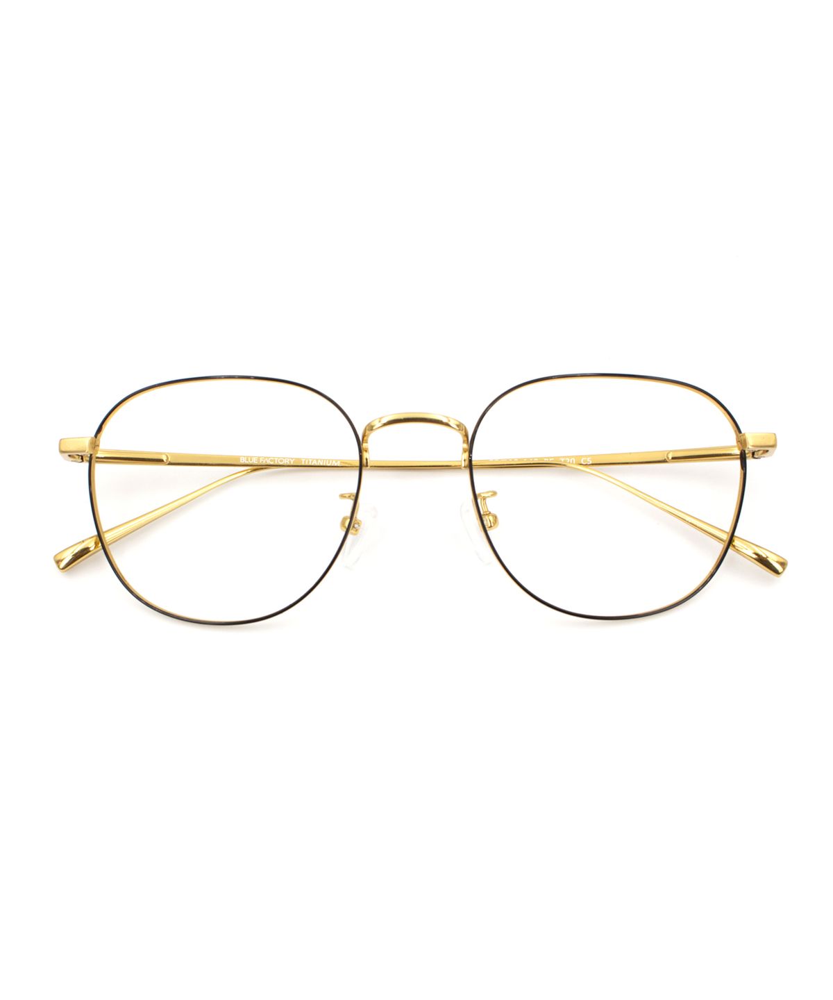 블루팩토리(BLUE FACTORY) T20 BLACK&GOLD GLASSES 블루라이트 차단안경