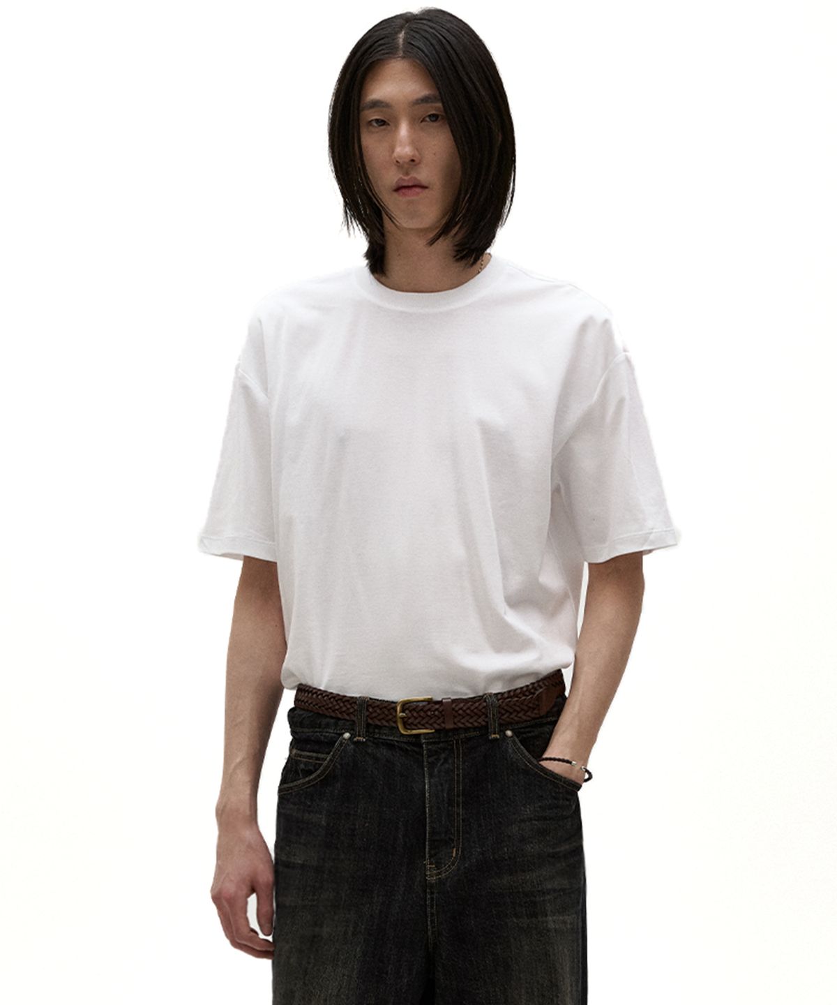 엘무드(LMOOD) YOUNG 프리미엄 실켓 반팔 티셔츠 (6 COLOR)