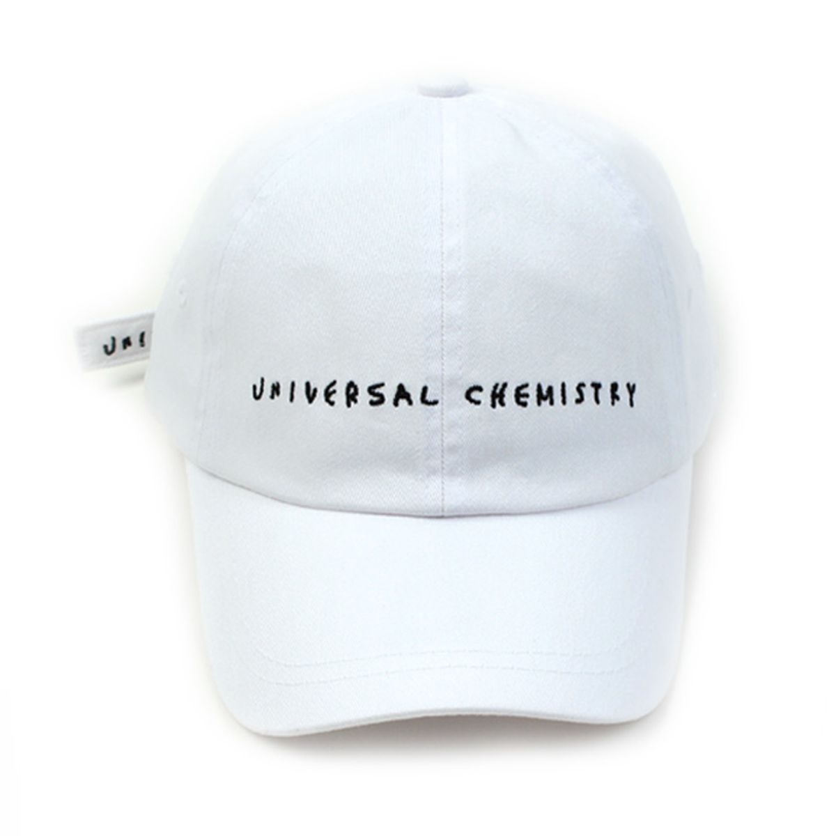 유니버셜 케미스트리(UNIVERSAL CHEMISTRY) White Bio Washing Logo Ballcap 워싱볼캡