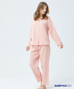 모던 체크 파자마 [커플]