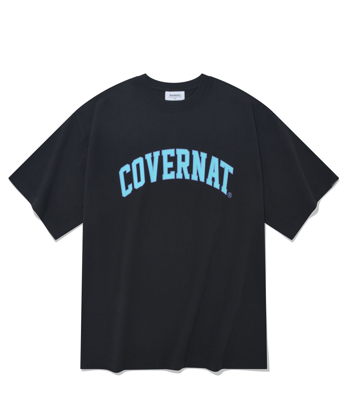 커버낫(COVERNAT) 아치 로고 티셔츠 블랙