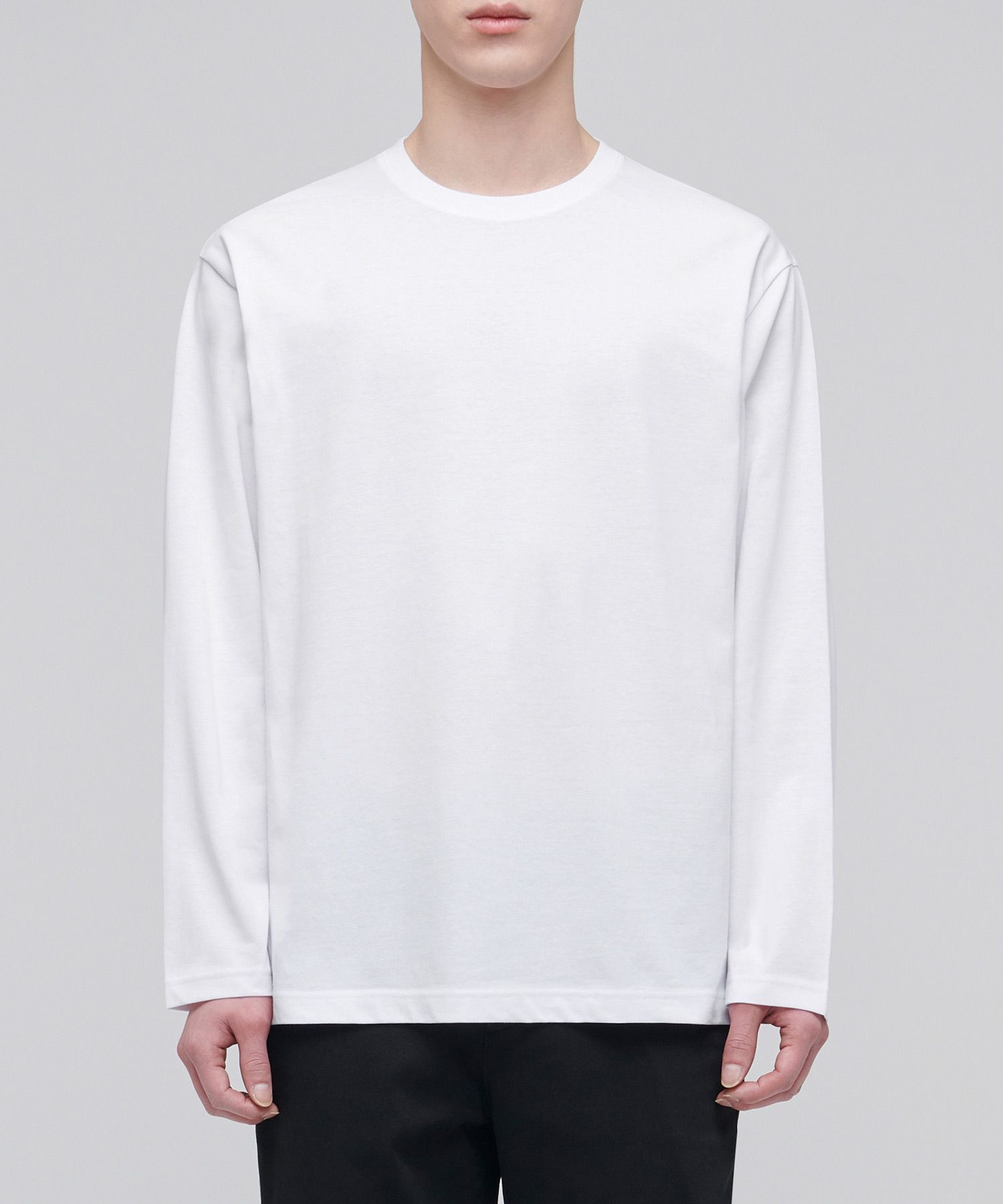 Tシャツ・カットソー *MUSINSA STANDARD* Cool Standard Crew Neck Long Sleeve T-Shi MUSINSA | MUSINSA STANDARD [Cool Tandard] Crew neck long