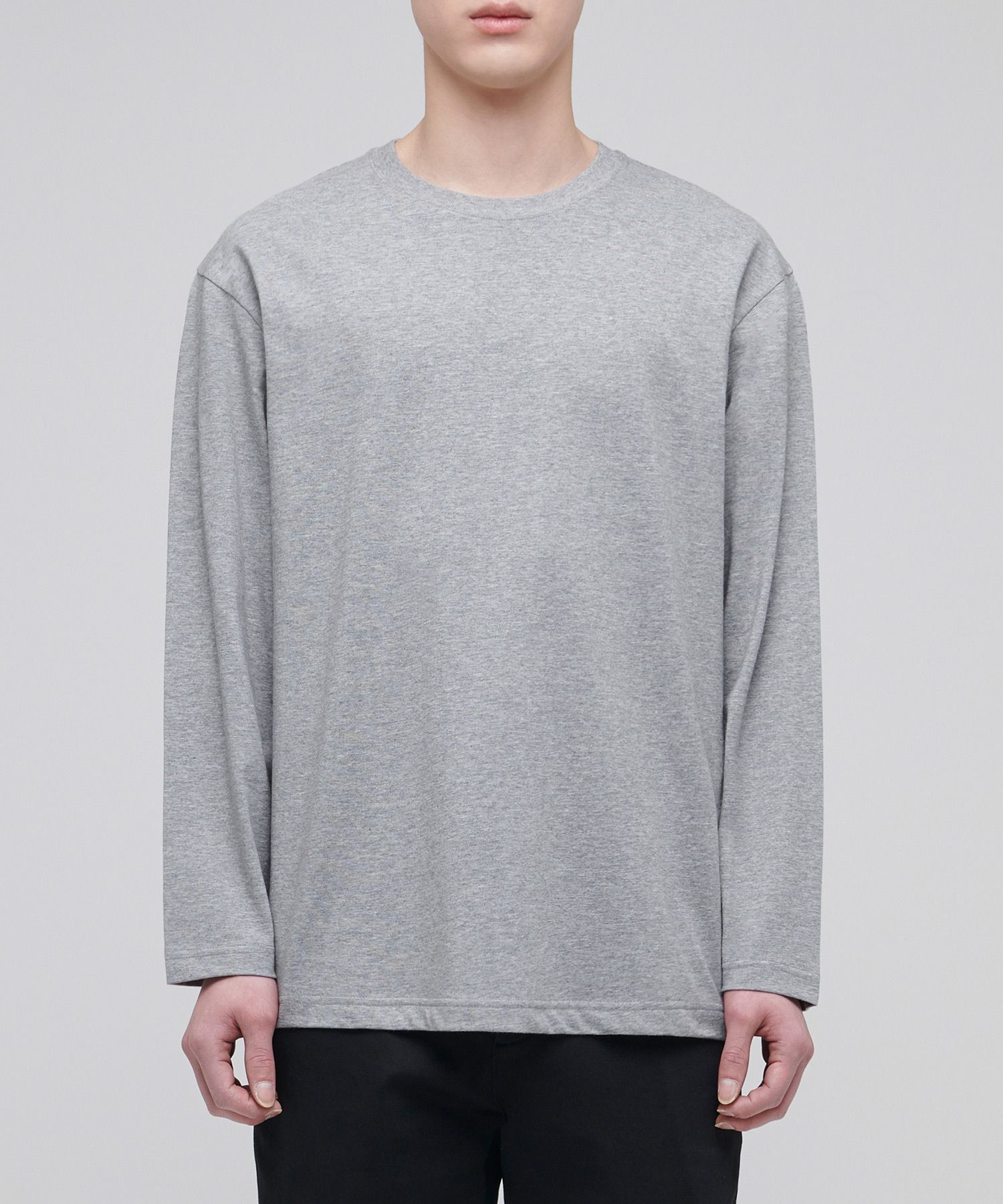 Tシャツ・カットソー *MUSINSA STANDARD* Layered Crew Neck Long Sleeve T-ShirtRegu MUSINSA | MUSINSA STANDARD Layered Crew Neck Long Sleeve T