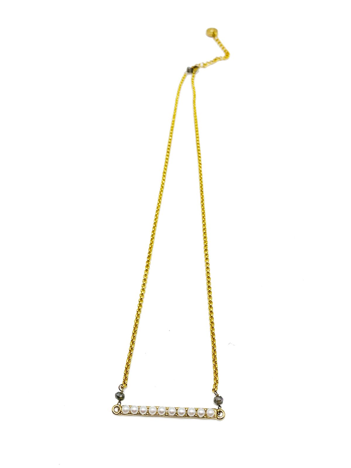 오키디루포(OCCHI DI LUPO) Sienna pearl necklace