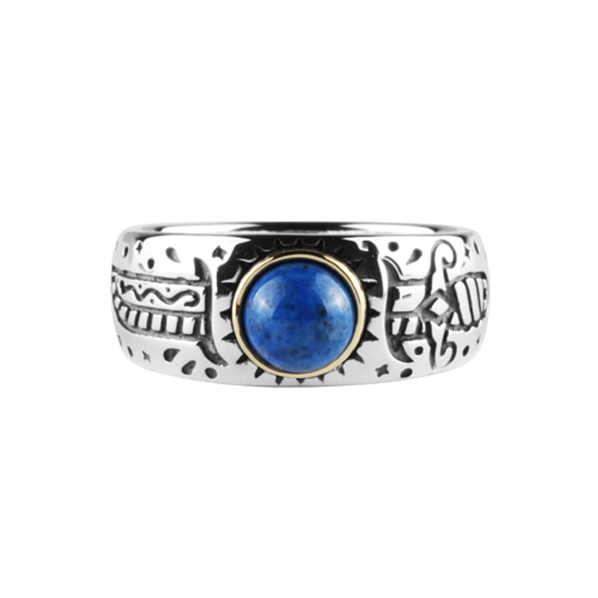 어나니머스아티즌(ANONYMOUS ARTISAN) Oldschool Dagger Stone Ring -Blue