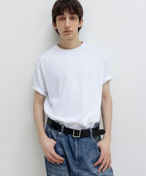 수피마 코튼 프리미엄 티셔츠 WHITE