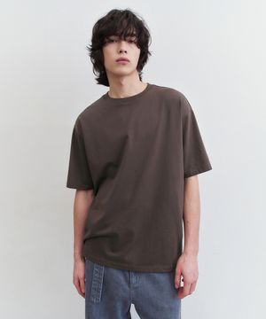 수피마 코튼 프리미엄 티셔츠 CHOCOLATE BROWN