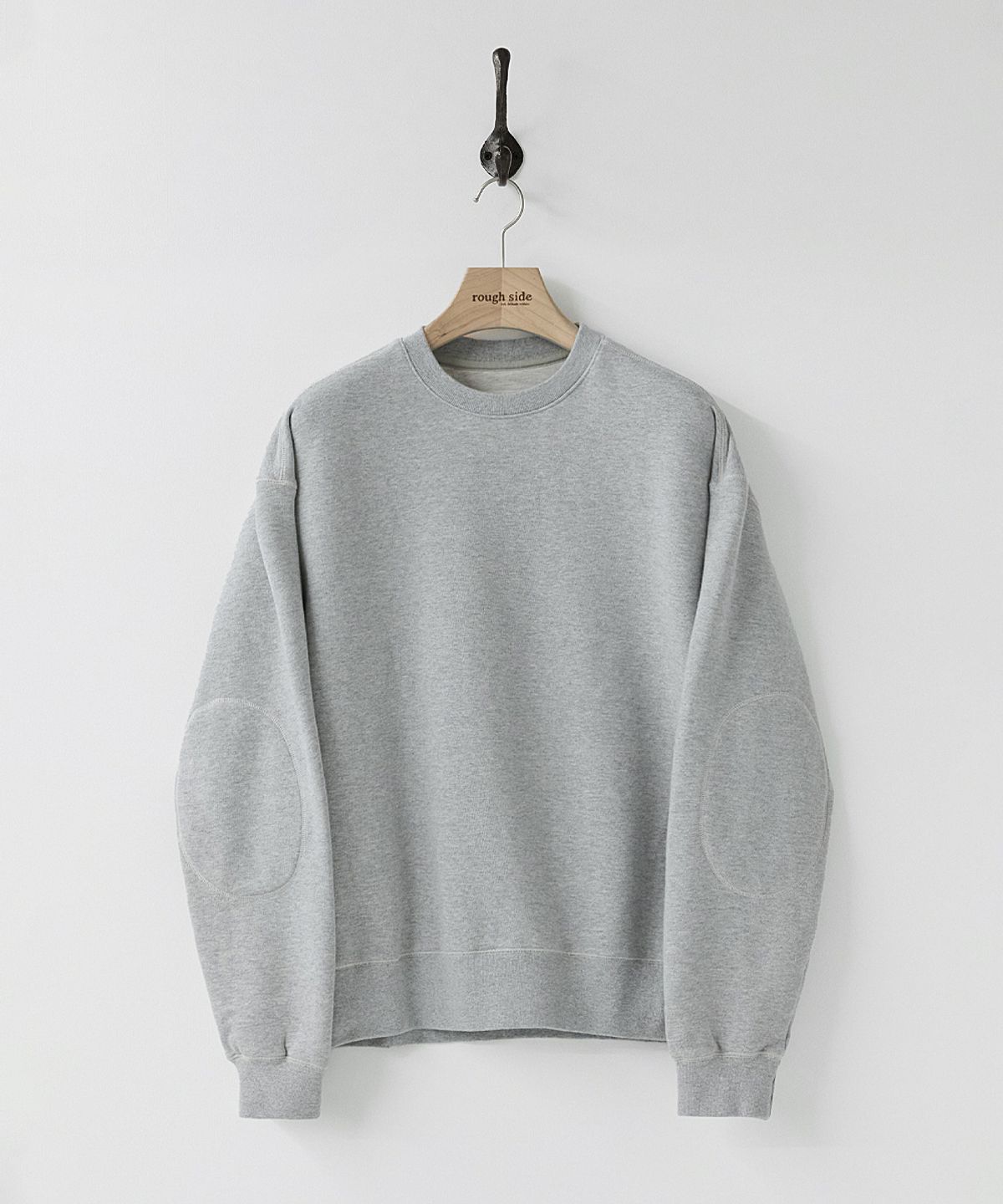 러프사이드(ROUGHSIDE) Oversized Sweat Shirt M.Grey