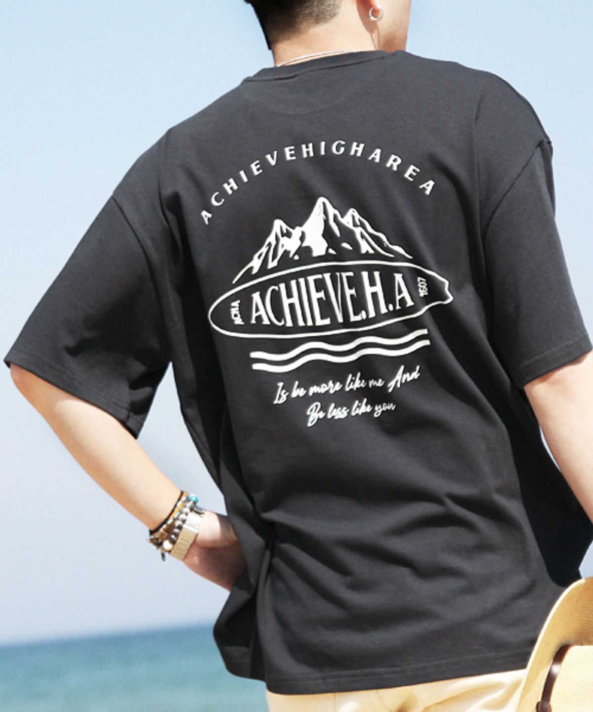 아차(ACHA) 홀리데이 반팔 _ 차콜