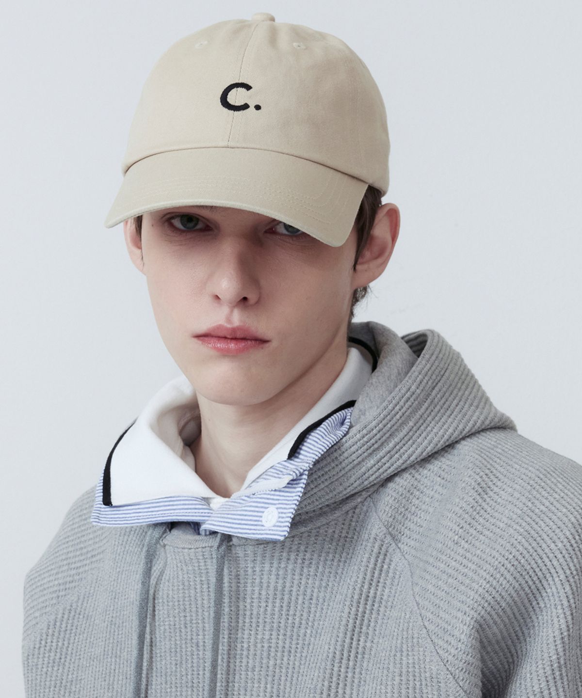 클로브(CLOVE) Basic Fit Ball Cap (Beige)