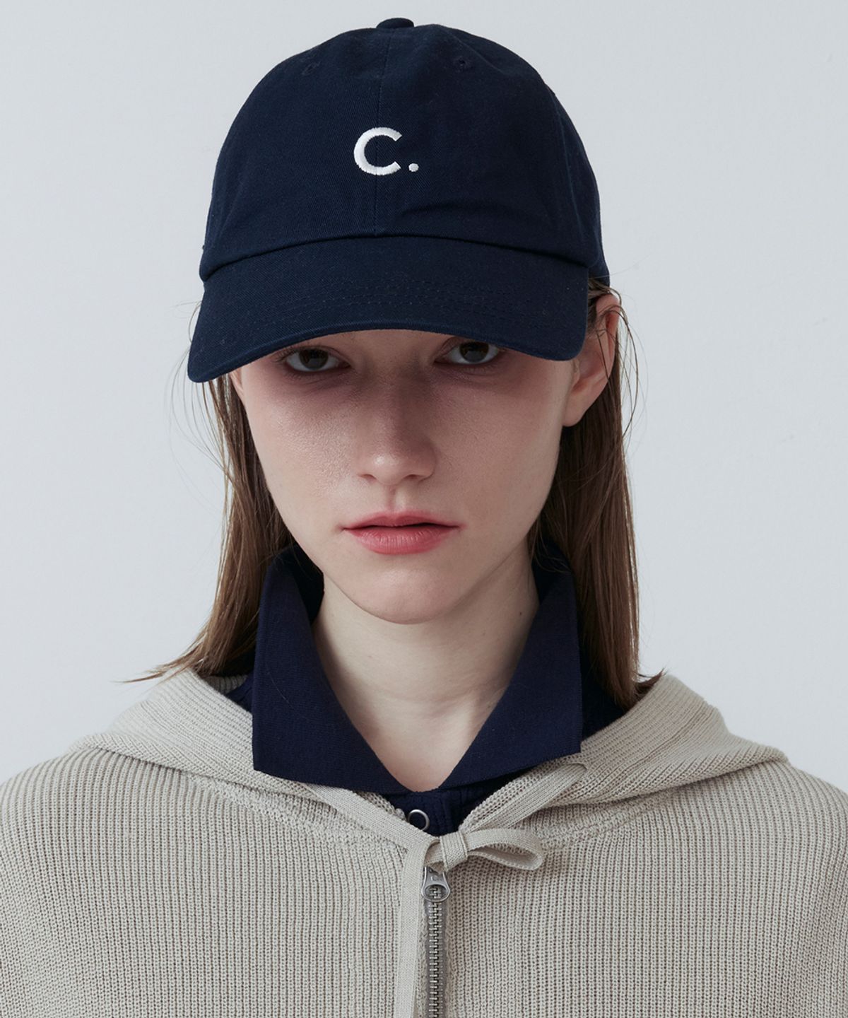 클로브(CLOVE) Basic Fit Ball Cap (Navy)