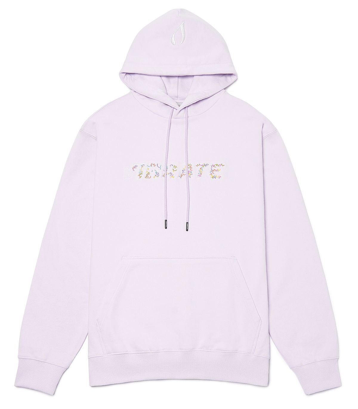 바이브레이트(VIBRATE) RAINBOW LOTUS LOGO HOODIE (LAVENDER PURPLE)