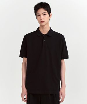 베이식 피케 폴로 셔츠 [블랙]