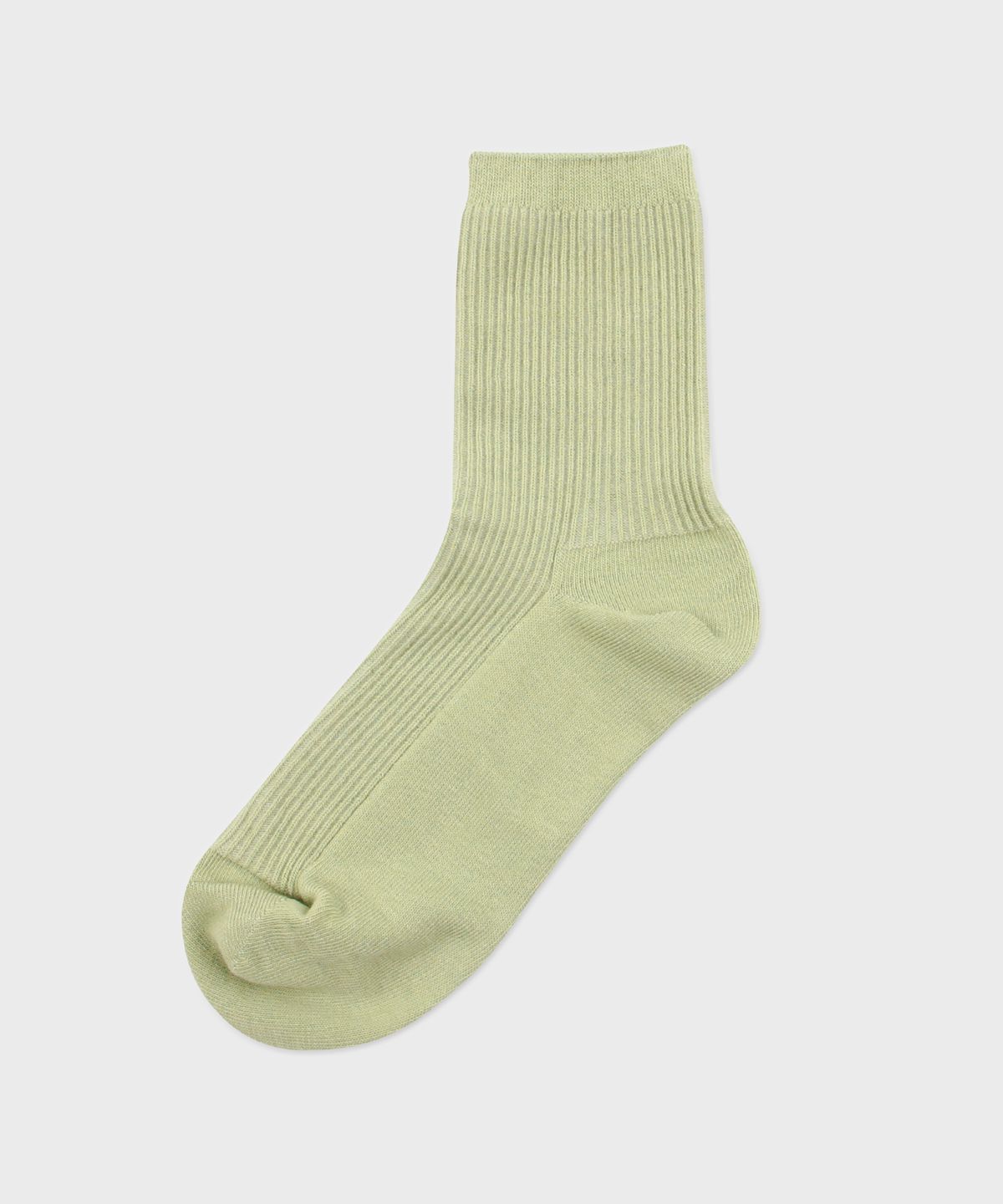 삭스더랭귀지(SOCKS THE LANGUAGE) 비비드 골지 립 양말(멜론)
