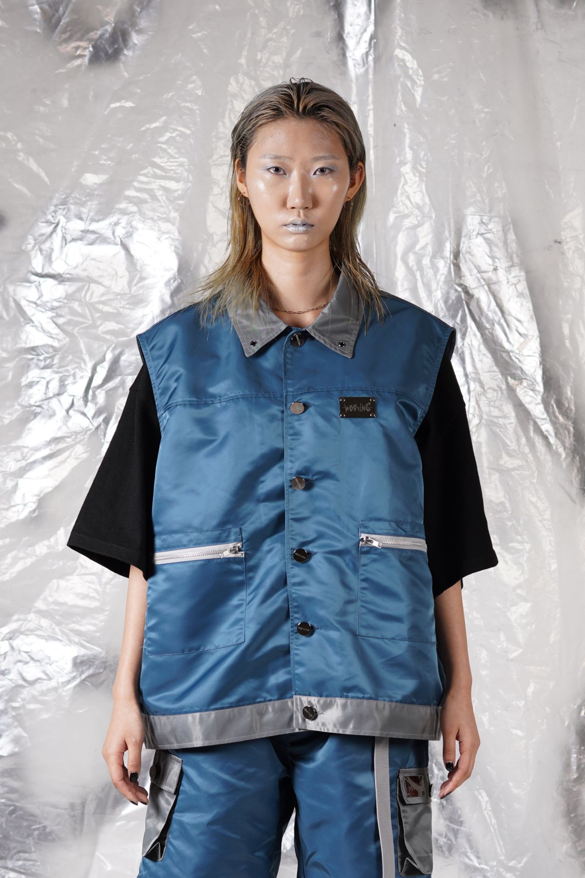 우빙(WOOVING) SPACE VEST (BLUE)