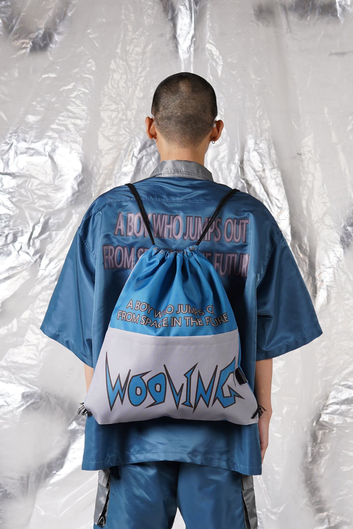 우빙(WOOVING) SPACE GYM SACK (BLUE)