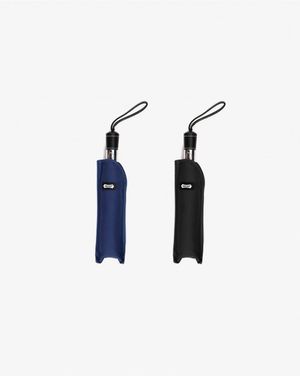 3116 프리미엄 가죽 그립 자동 암막 3단 우산 - 우양산 겸용