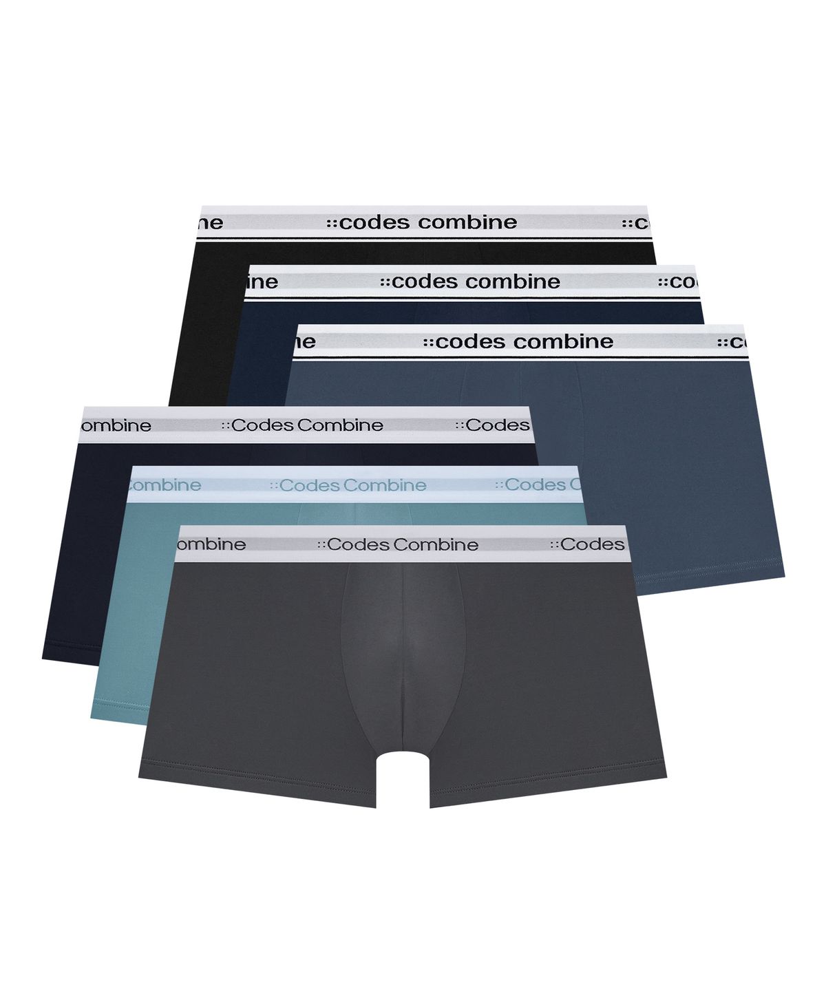 코데즈컴바인 이너웨어(CODES COMBINE INNERWEAR) 베이직 컬러 화이트밴드 드로즈 3PACK