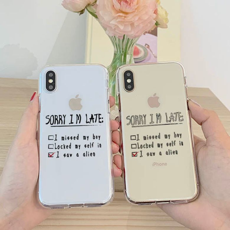 늦어서미안 소프트젤리케이스
